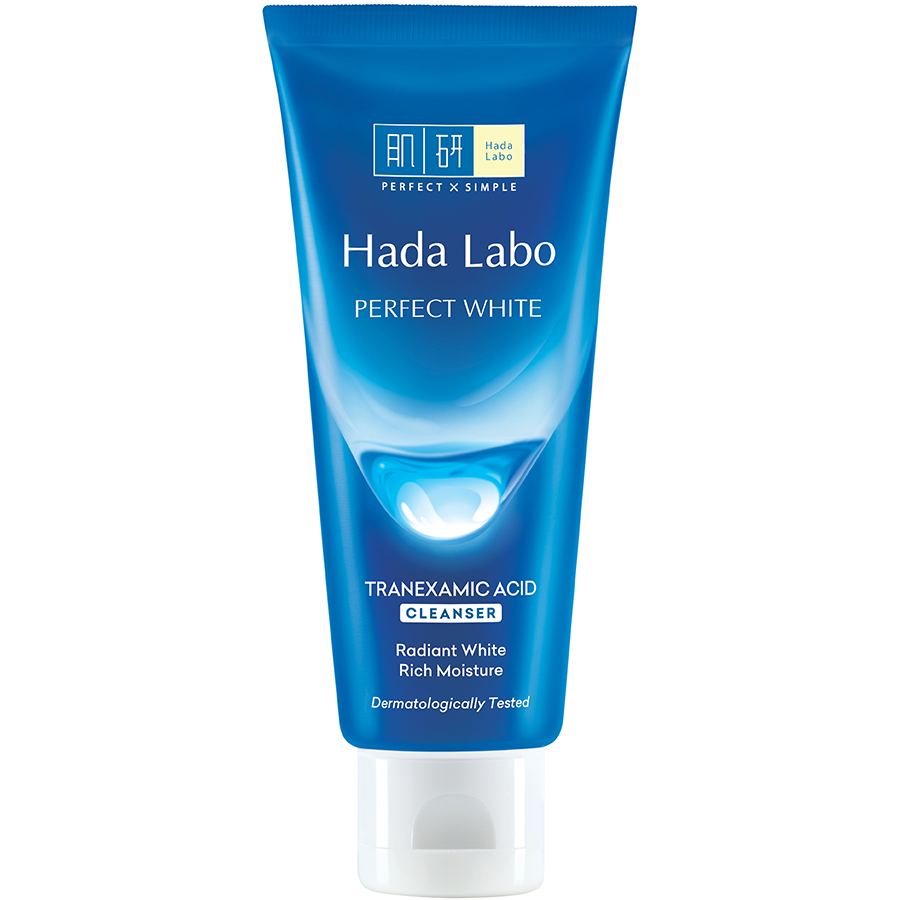 Sữa rửa mặt dưỡng trắng Hada Labo Perfect White Tranexamic Acid Cleanser 80g