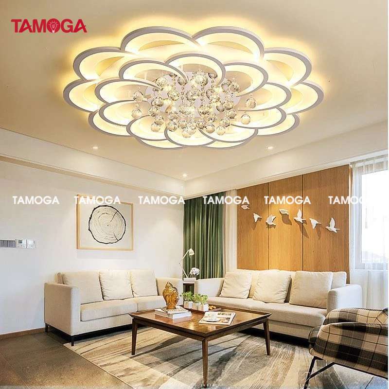 Đèn ốp trần trang trí pha lê hình đám mây TAMOGA YEZA 2881