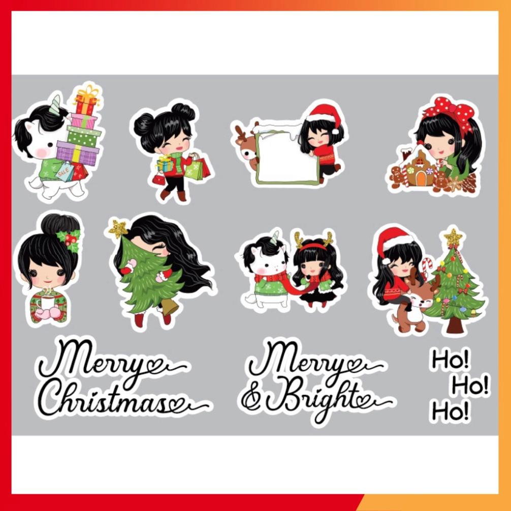 Combo 10 sheet sticker dán đồ chơi cực xinh xắn, phù hợp cho sổ tay, laptop, mũ bảo hiểm và vali.