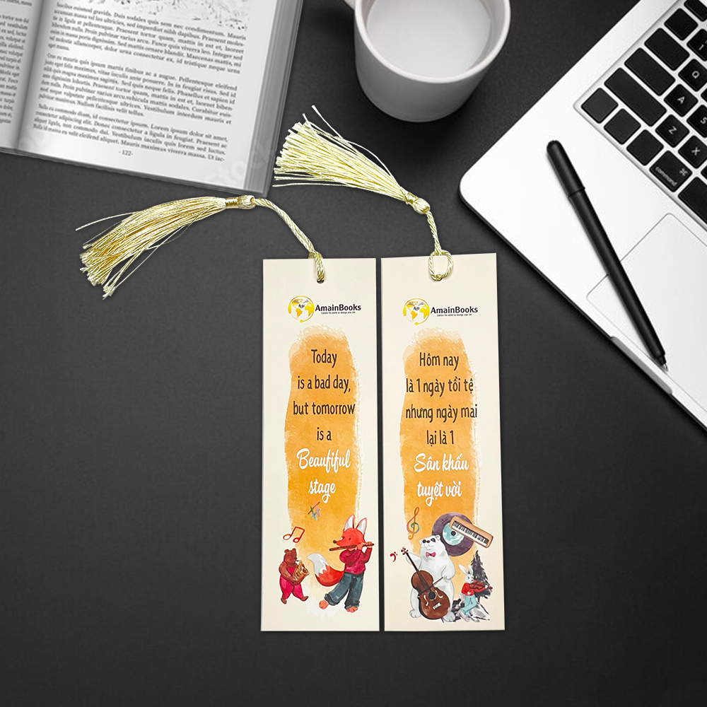 Combo 03 cái Bookmark đánh dấu sách có tua rua (ngẫu nhiên)