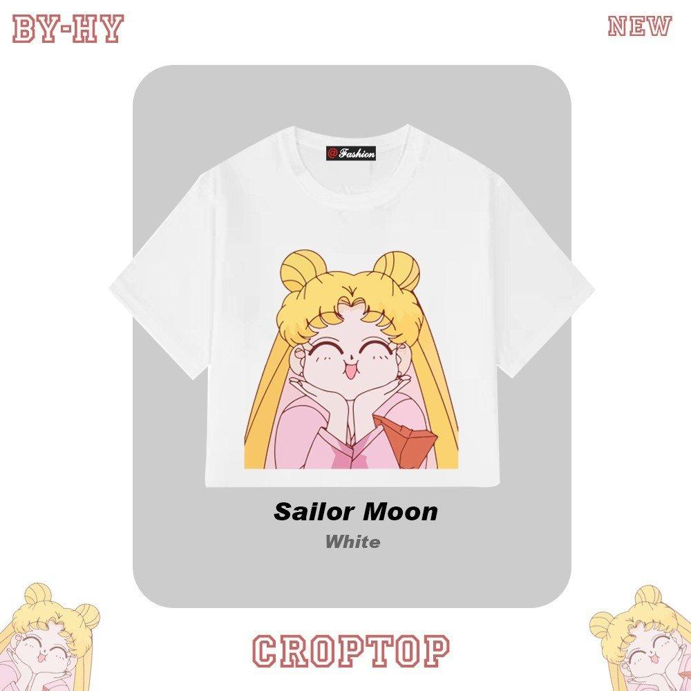 Croptop freesize hình Thủy thủ mặt trăng Sailor Moon vui nhộn