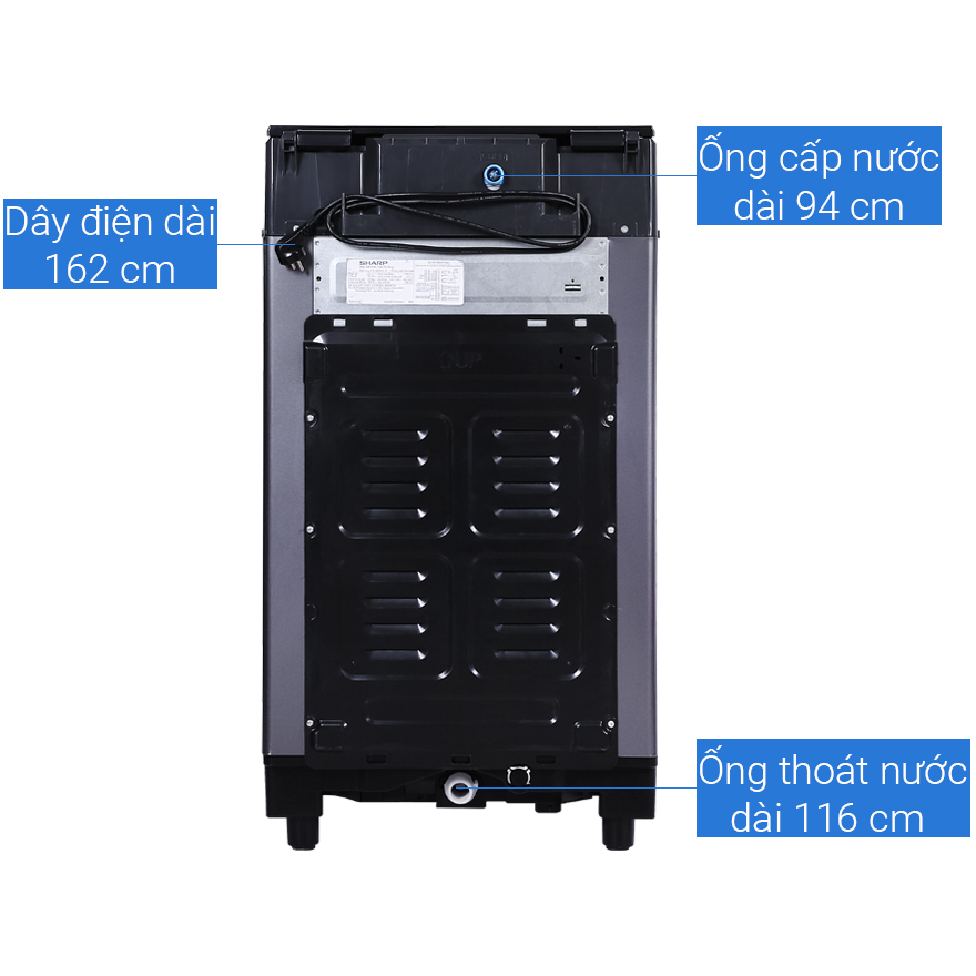 Máy giặt Sharp Inverter 9.5 Kg ES-X95HV-S - Chỉ giao Hà Nội