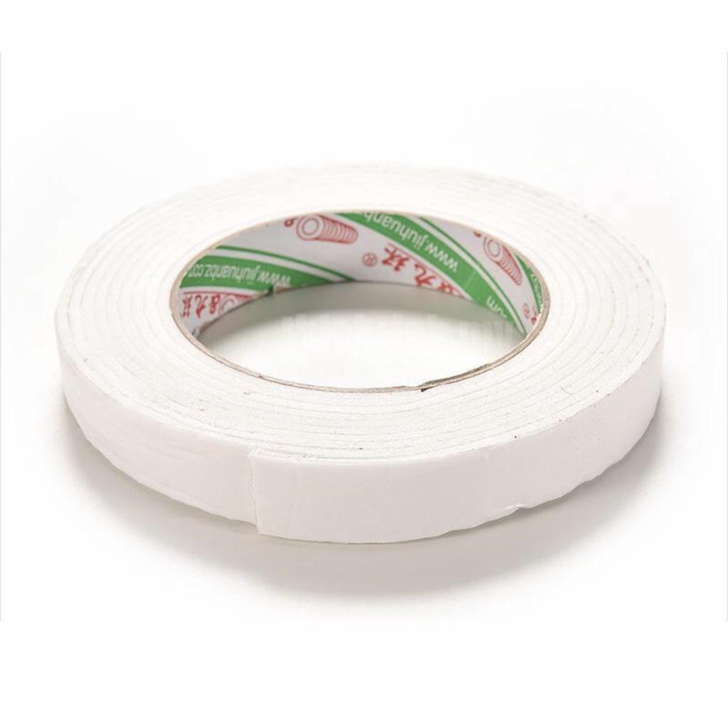 HÀNG LOẠI 1 - Băng Dính 2 Mặt xốp trắng Siêu Dính khổ 18mm dài 4.5m 4001
