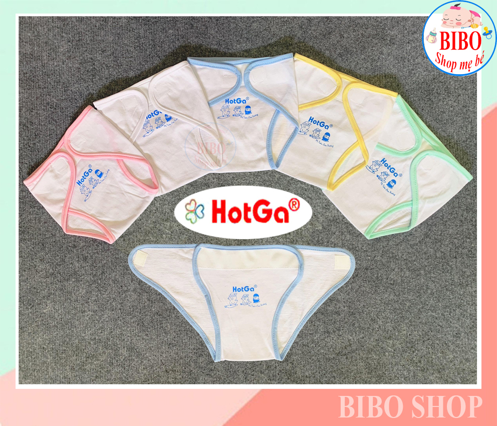 SET 5 TÃ DÁN HOTGA VẢI COTTON CHO BÉ SƠ SINH