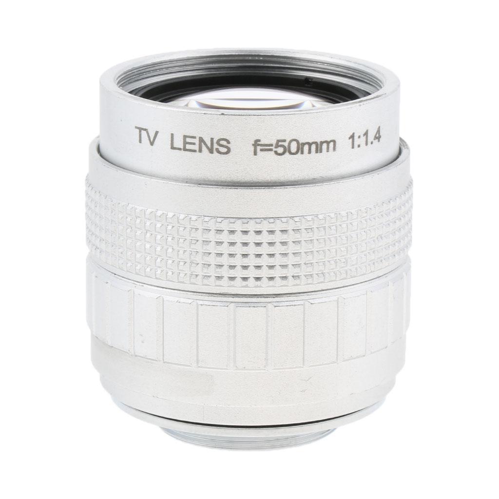 50mm 1/2" F1.4 C Mount Compact Prime Lens for Olympus Panasonic M 4/3