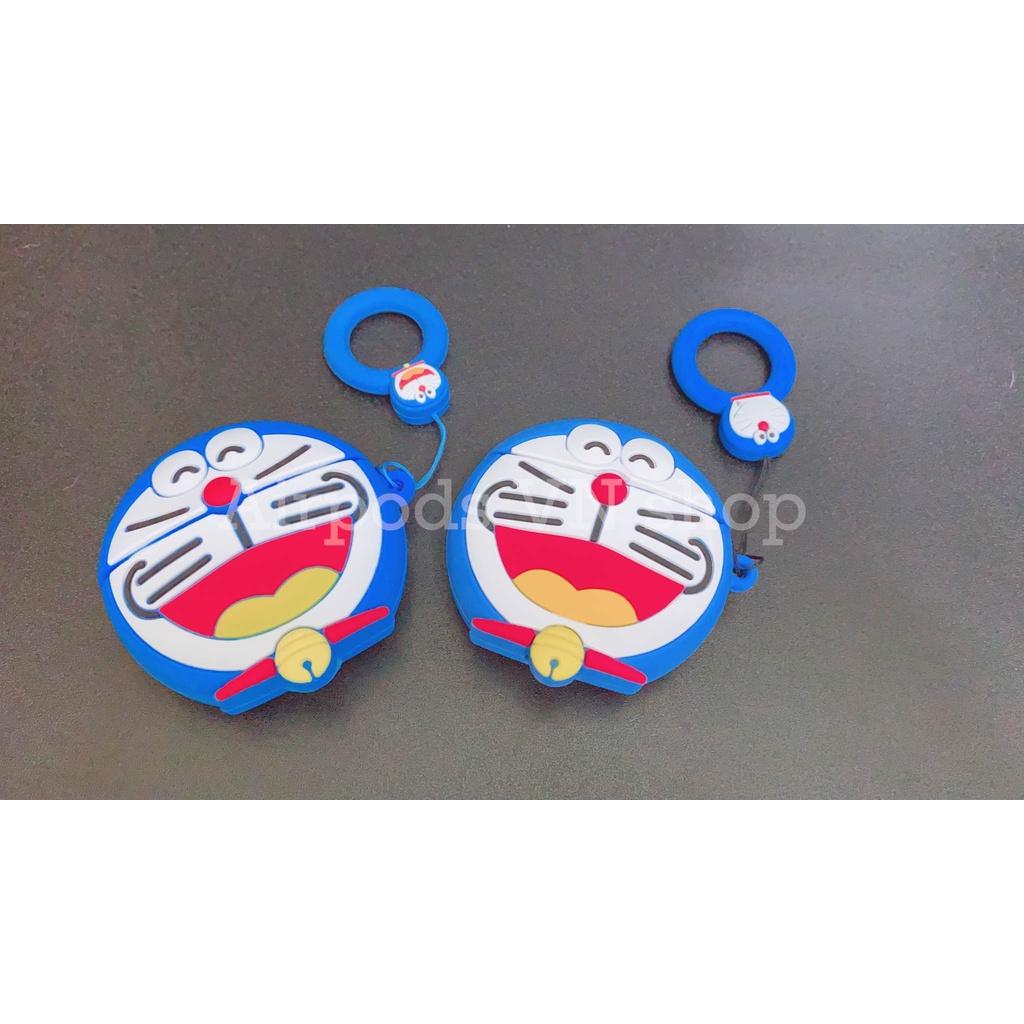 Bao Case Ốp dành cho Airpods 1/2, Airpods Pro Doremon silicon cao cấp
