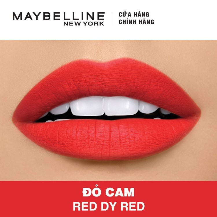 Son Lì Siêu Nhẹ Môi Maybelline New York Color Sensational Powder Matte 3.9g - Màu Đỏ 01 Red Dy Red