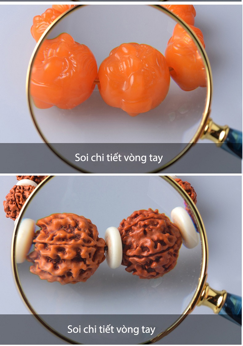 Kính Lúp Cầm Tay Đường Kính 82mm Độ Phóng Đại 6X