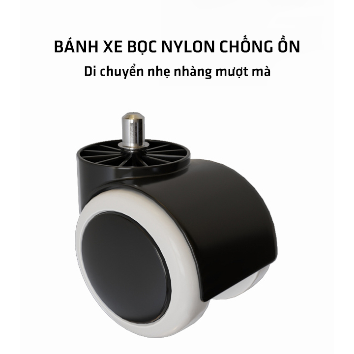 Ghế Làm Việc, Ghế Văn Phòng Làm Việc Xoay 360 Độ Nệm Cao Su Có Gác Chân Bọc Da PU