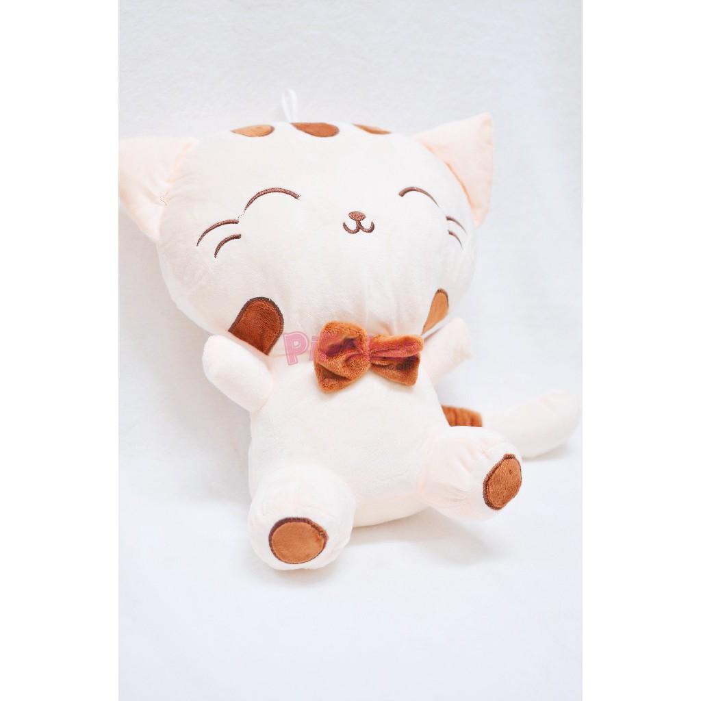 Gấu bông Mèo đuôi sọc đeo nơ Pipobun - P03013501600390