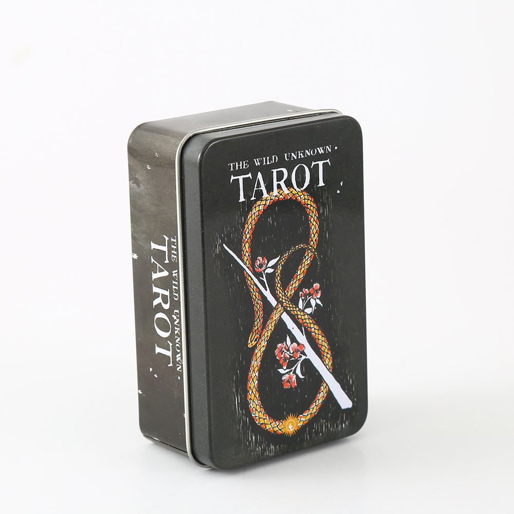 [Mạ Cạnh] Bộ Bài The Wild Unknown Tarot Hộp Thiếc 78 Lá 98x58 Mm Tặng Đá Thanh Tẩy