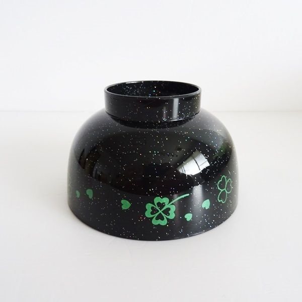 Bát nhựa dáng tròn 390ml Tanaka in họa tiết hiện đại, tinh tế - nội địa Nhật Bản