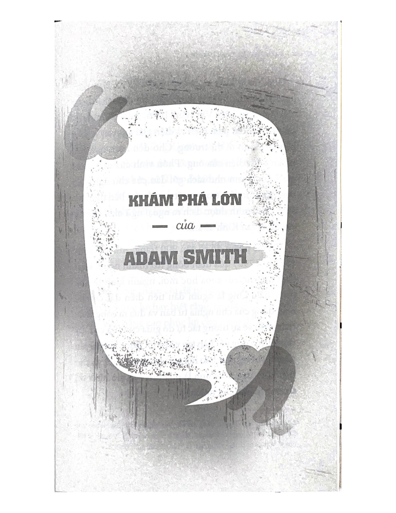 Nhà Tư Tưởng Lớn - Adam SmithTrong 60 Phút