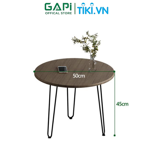 Bàn trà chân uốn Hairpin hiện đại GAPI, bàn sofa phòng cách sang trọng và tinh tế GM63