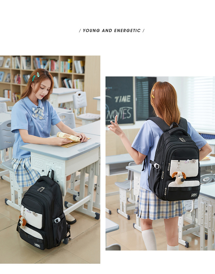 Balo thời trang phong cách Hàn Quốc dày dặn chống thấm nước dùng cho đi học, đi chơi - BEE GEE – BLTT9059A