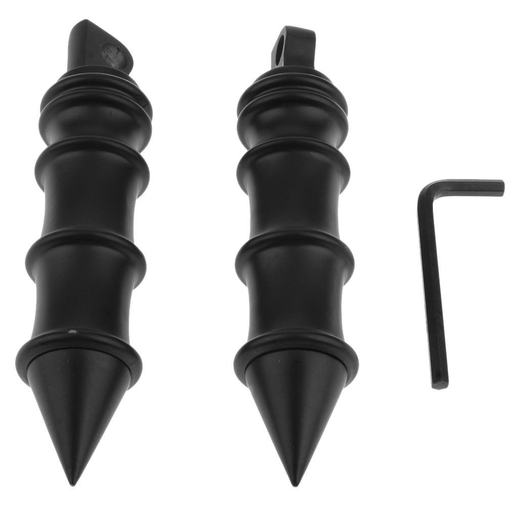 2x Motorcycle Pedals  Foot Pegs Bracket for  Universal