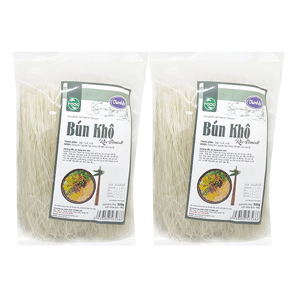 Combo 2 Gói Bún Khô Thành Lộc G500G (490G)