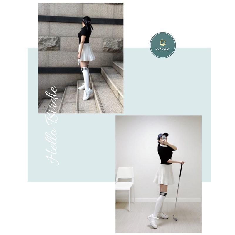 Tất golf dài kẻ viền cổ dành cho nữ