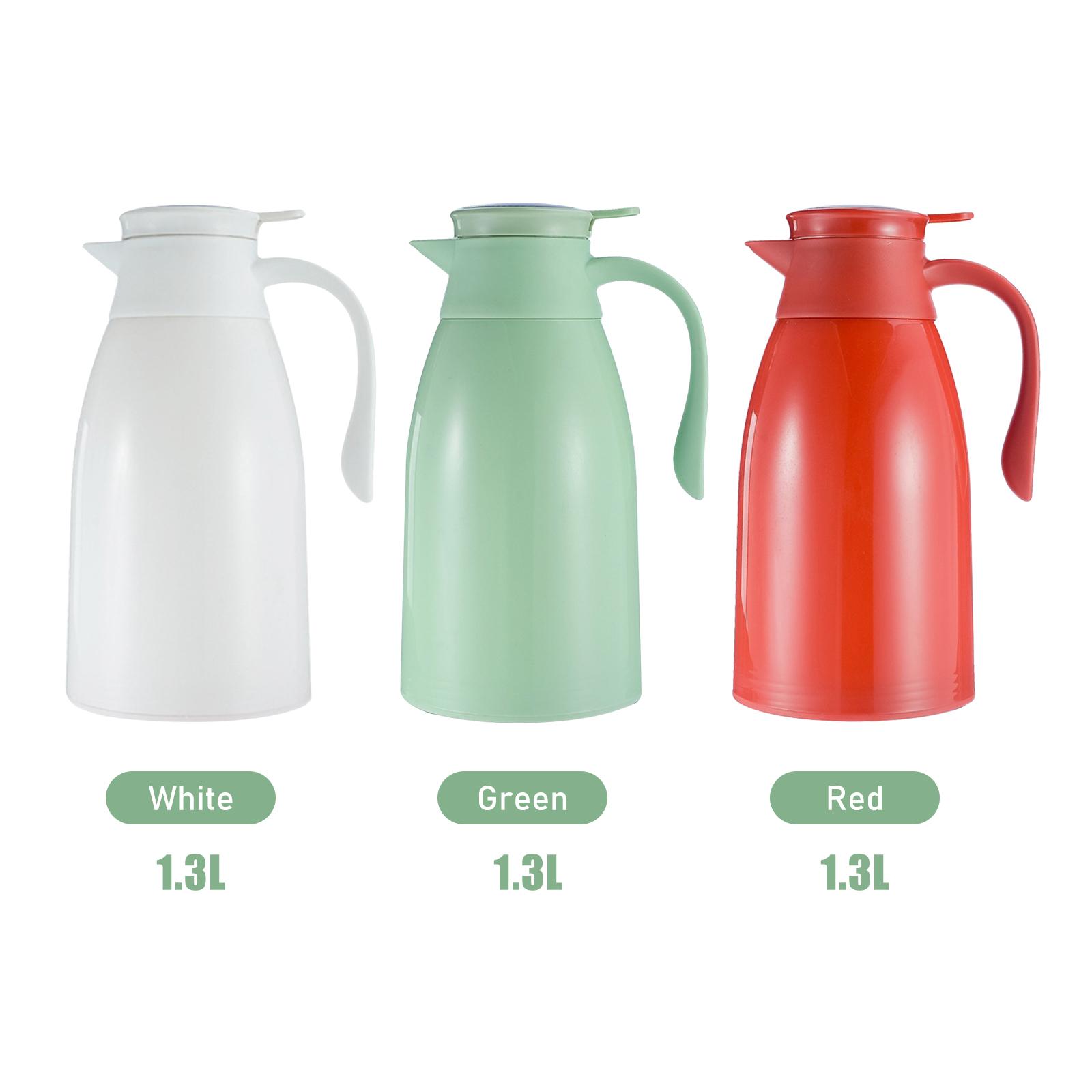1.3L Thermal Coffee Carafe With Temperature Display Double Walled Vacuum Coffee Pot Carafe Pot Water Insulated Kettle