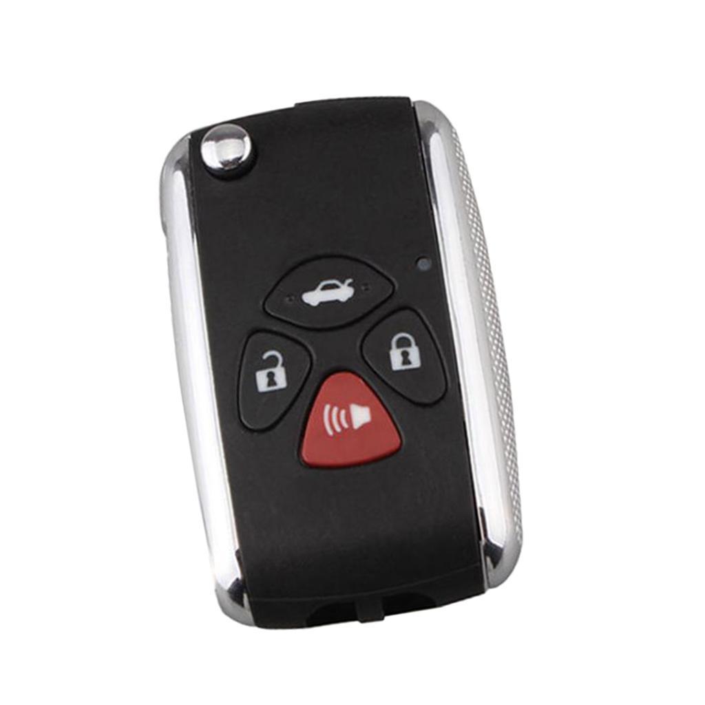 4 Buttons Remote Fob Key Case Shell for