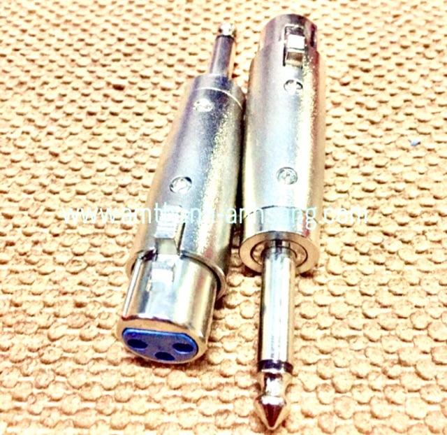 Jack chuyển canon sang 6 ly, 01 cái rắc chuyển 6 ly ra canon cái và ngược lại, Jack canon, Jack 6 ly, dây Jack, jack