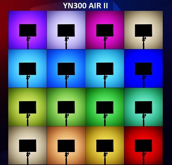 ĐÈN LED YONGNUO YN300 AIR II - RGB - HÀNG CHÍNH HÃNG