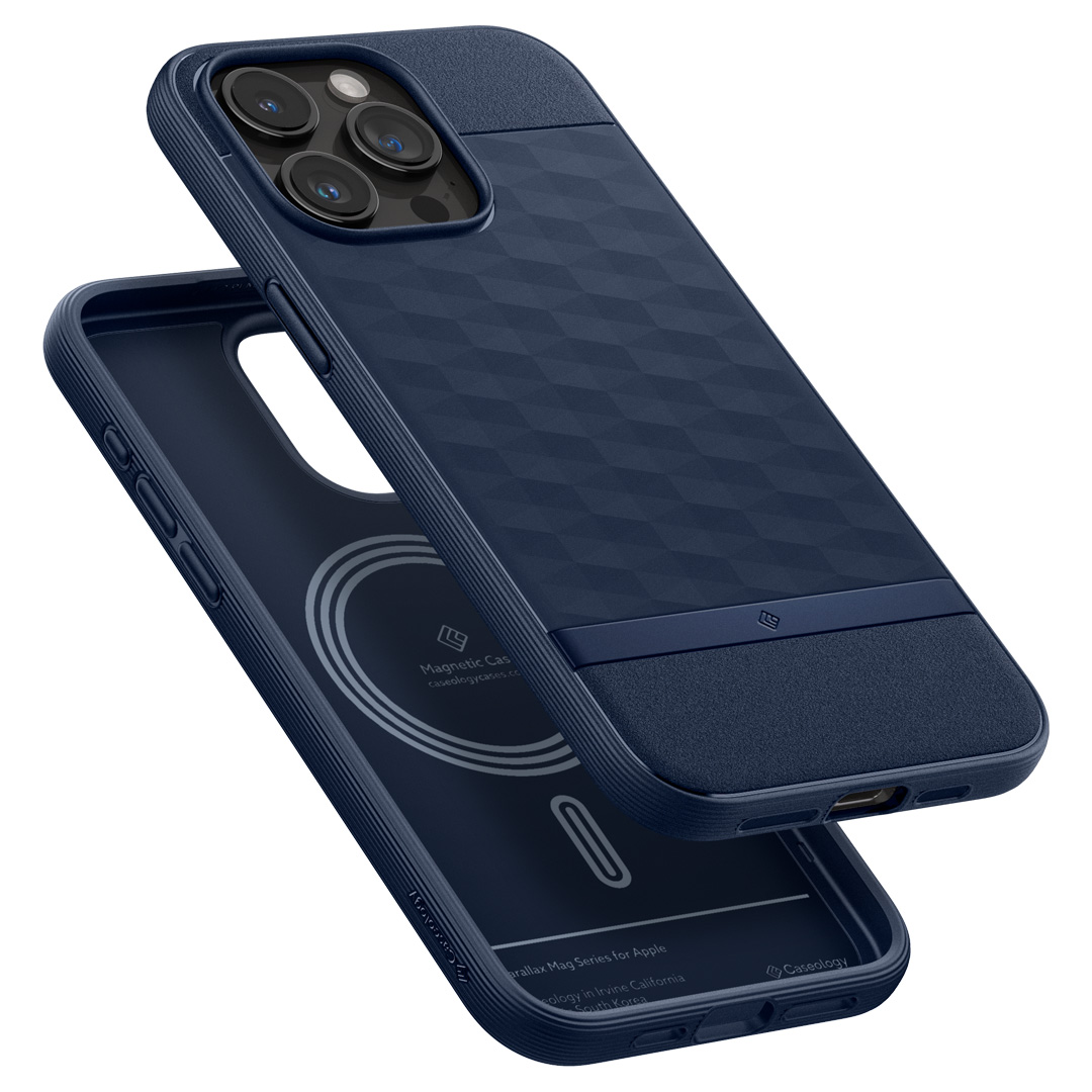 Ốp lưng dành cho iPhone 15 Pro Max Spigen Caseology Parallax Magfit - Hàng Chính Hãng