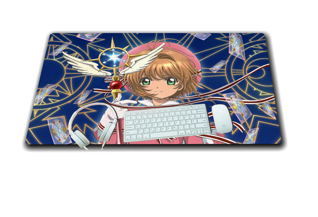 Mouse pad siêu to , miếng Lót chuột máy tính 60x40 cm, đồ di chuột máy tính hình Anime Cardcaptor Sakura - Thủ Lĩnh Thẻ Bài