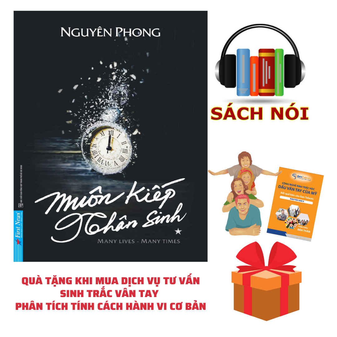 Quà Tặng Sách Nói: Muôn Kiếp Nhân Sinh Tập 1 - Kèm Dịch Vụ Sinh Trắc Vân Tay – Phân Tích Tính Cách Hành Vi Cơ Bản