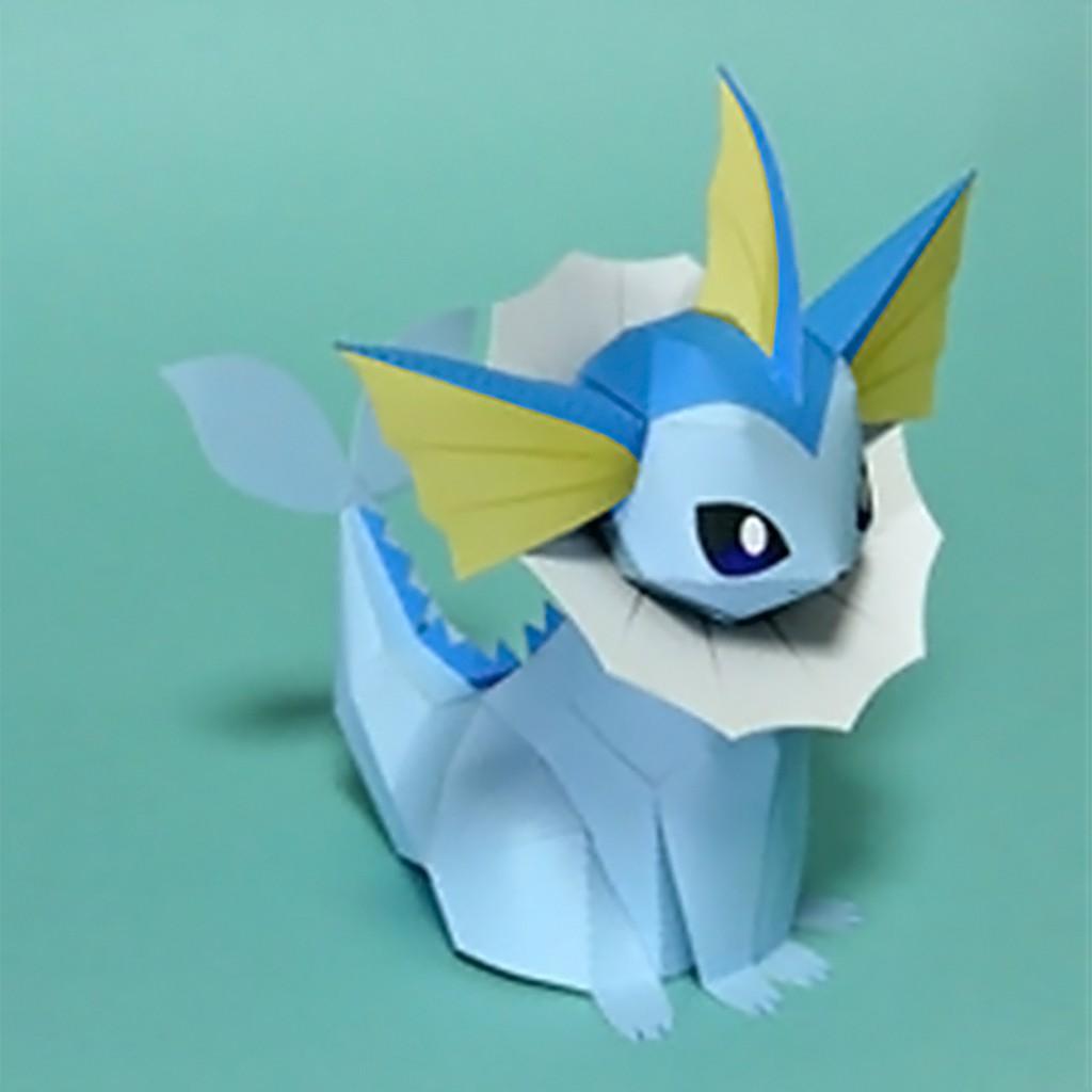 Mô hình giấy Pokemon Vaporeon ver 2