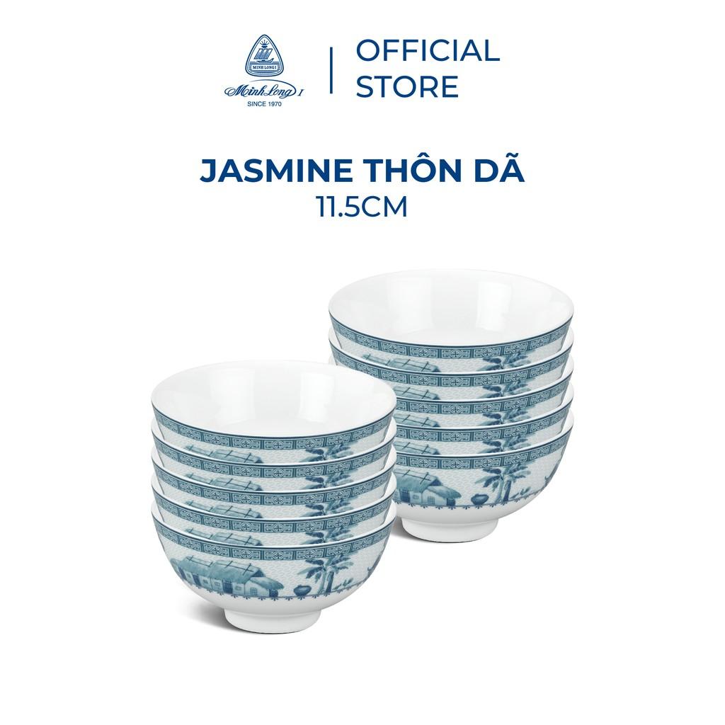 Chén cơm 11.5 cm - Jasmine Thôn Dã Sứ cao cấp Minh Long