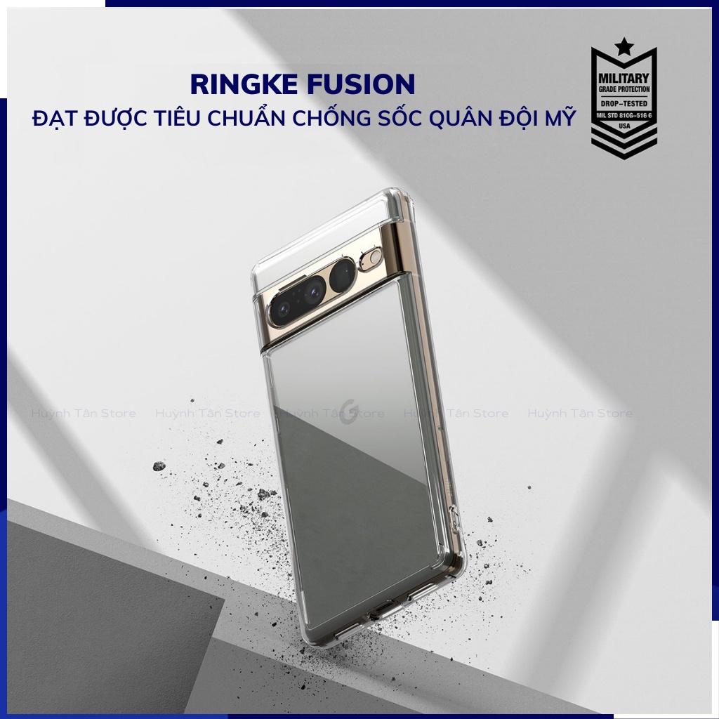 Ốp lưng pixel 7 pro RINGKE chính hãng trong suốt chống sốc FUSION X chống ố vàng phụ kiện điện thoại huỳnh tân store - Hàng nhập khẩu