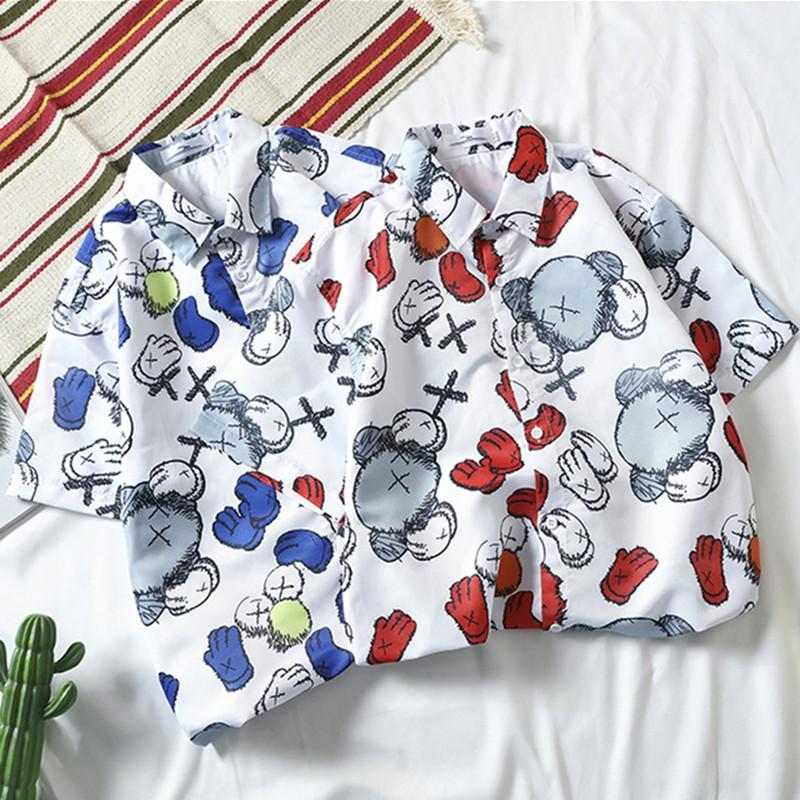 Áo sơ mi tay ngắn in họa tiết thời trang cá tính dành cho nam