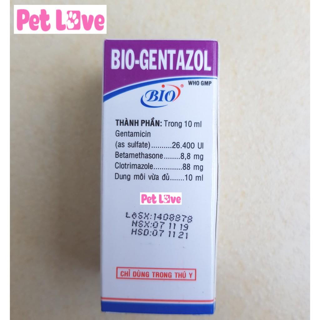 THUỐC TRỊ VIÊM TAI CHÓ BIO GENTAZOL