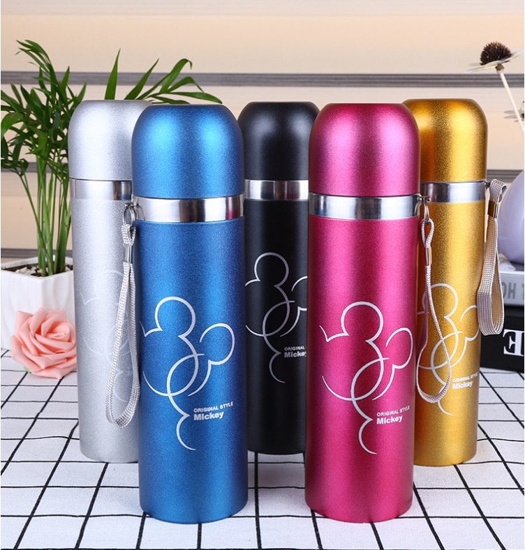 Bình giữ nhiệt lõi inox cao cấp Mickey 500 ml_BN11