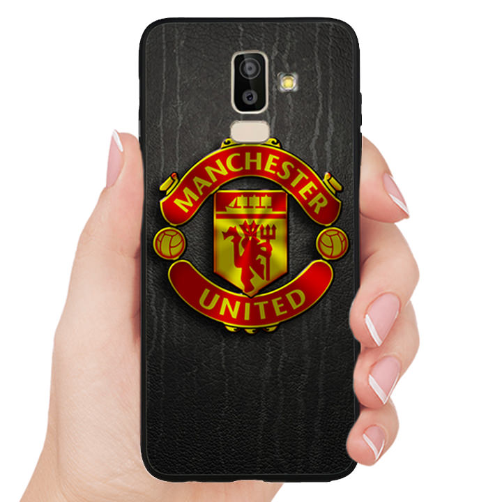 Ốp lưng viền TPU cho Samsung galaxy J8 - CLB MU