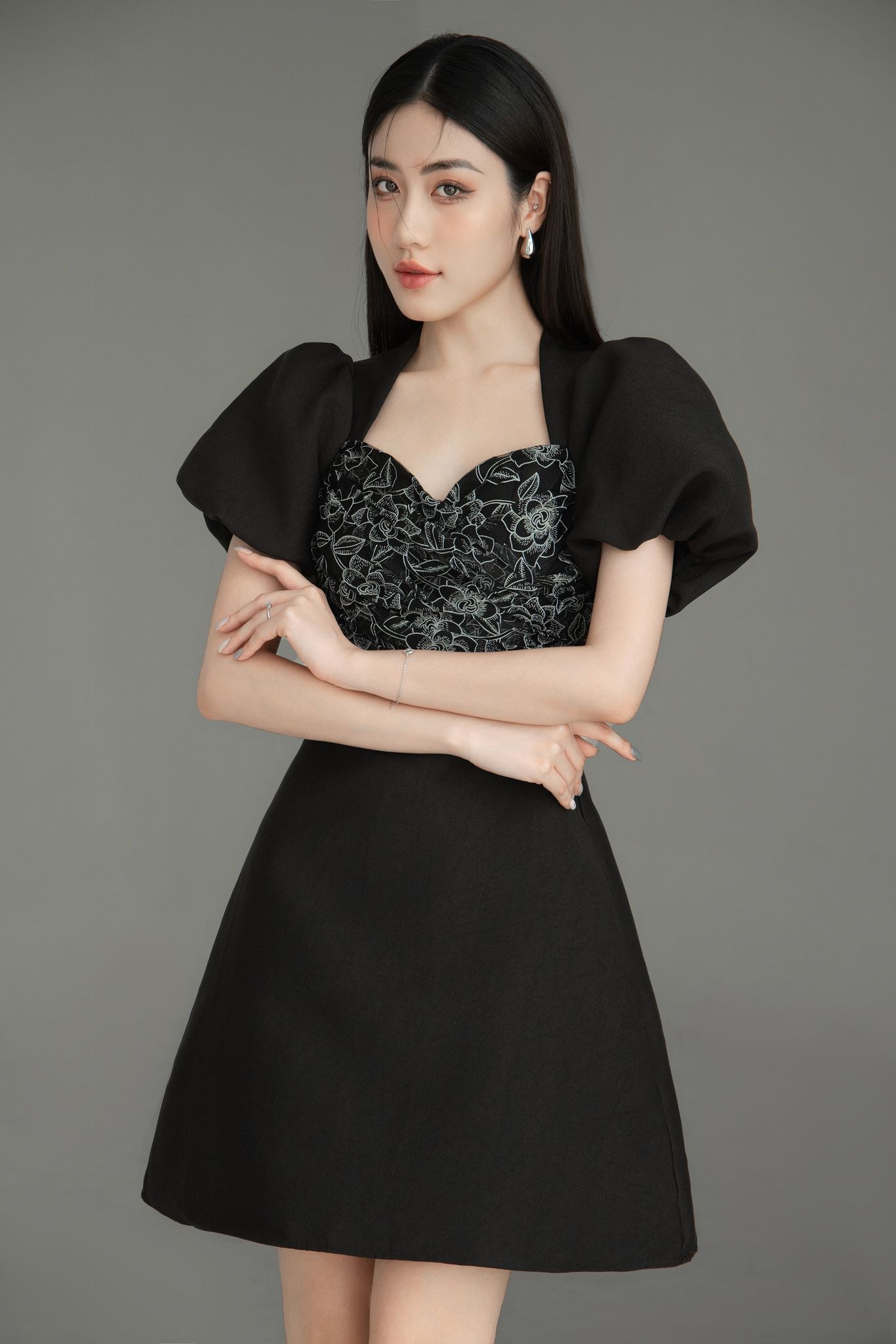 OLV - Đầm Celeste Puff Dress