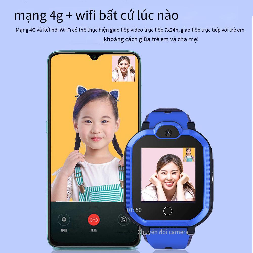 Đồng hồ điện thoại trẻ em 4G được ưa chuộng nhất Định vị GPS IPS độ nét cao bảo vệ mắt màn hình lớn cung cấp thiết bị chống mất thông minh