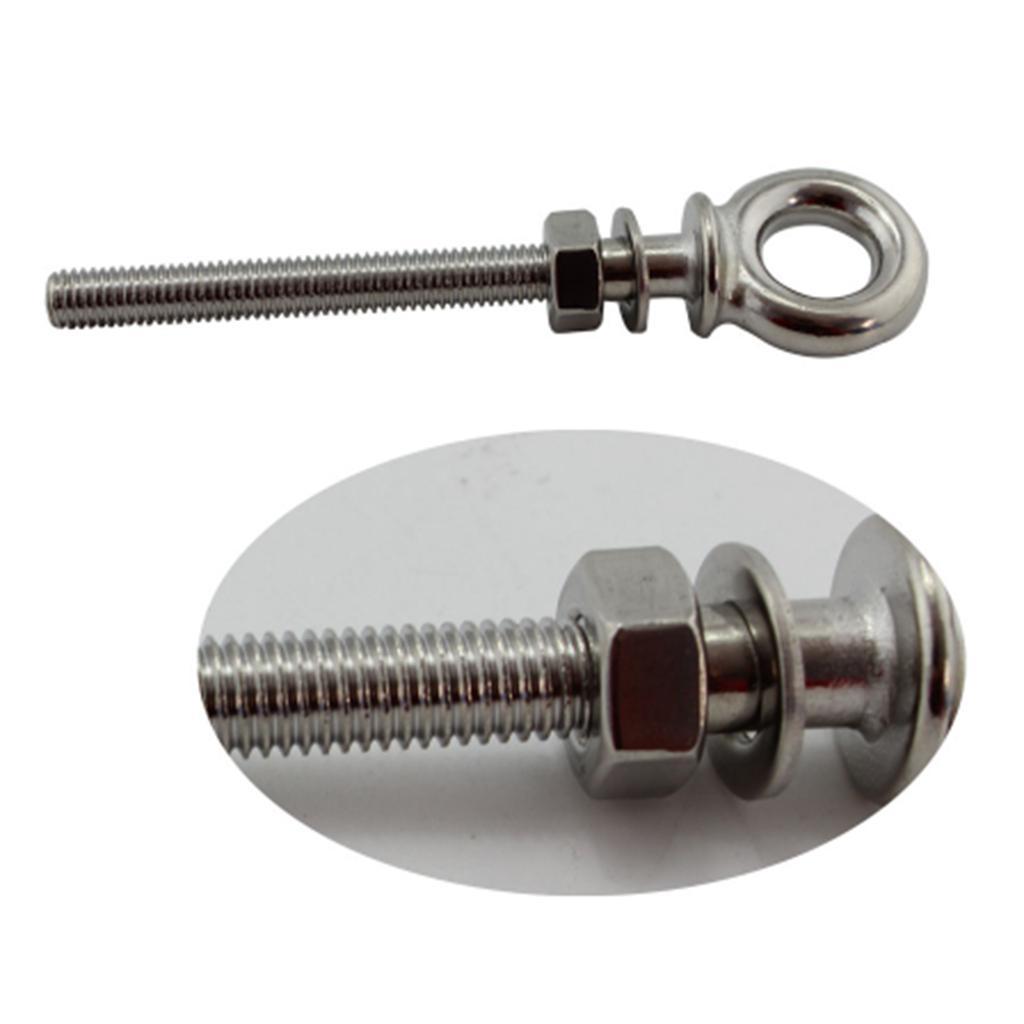 4pcs M8 Long  Eye  Harness Point Boat Fitting Hardware