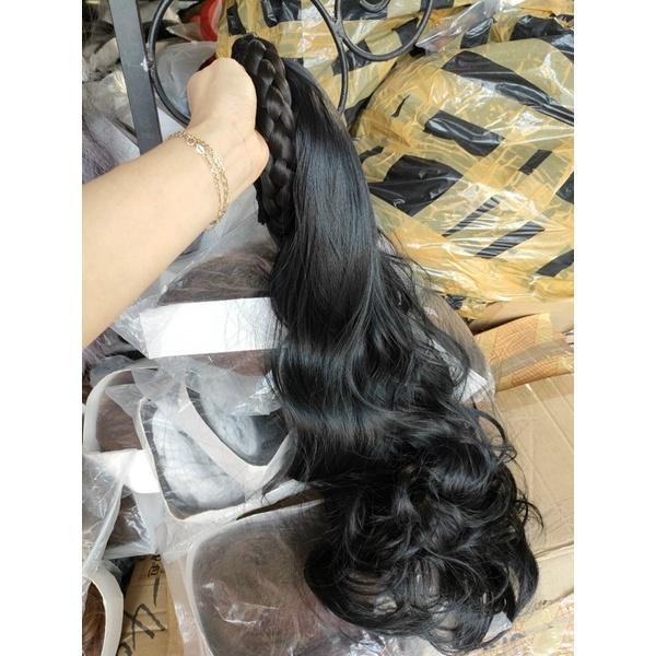 Tóc giả cài bính
