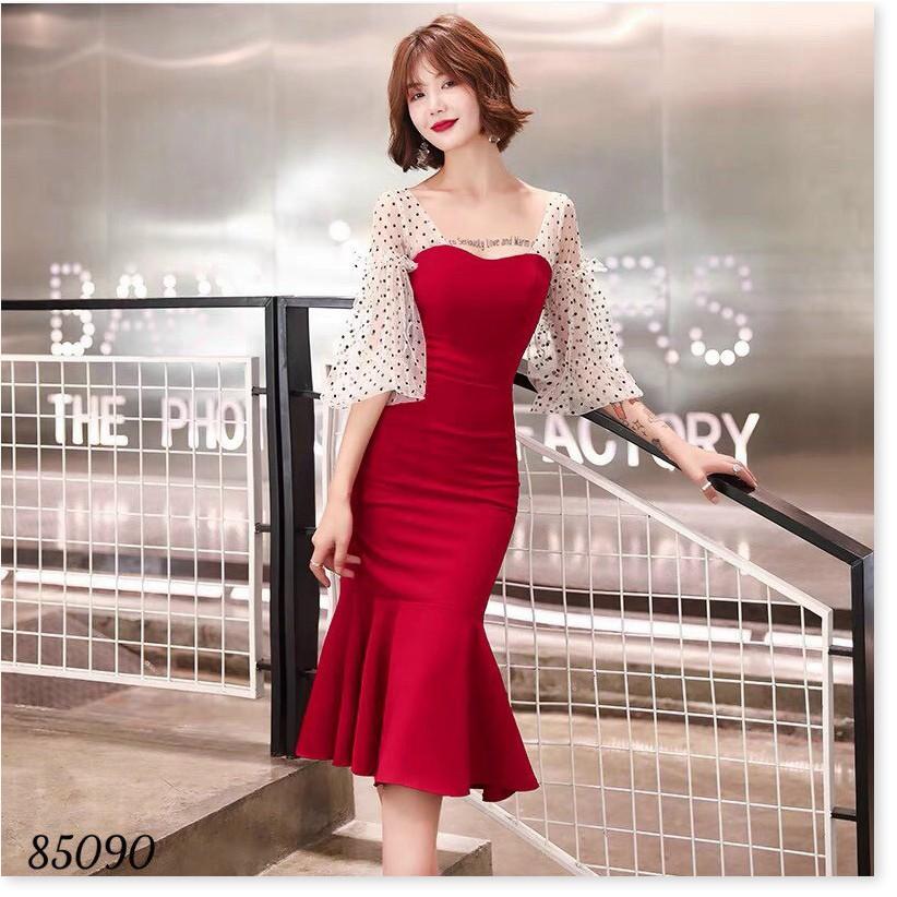 ĐẦM UMI ĐUÔI CÁ PHỐI LƯỚI