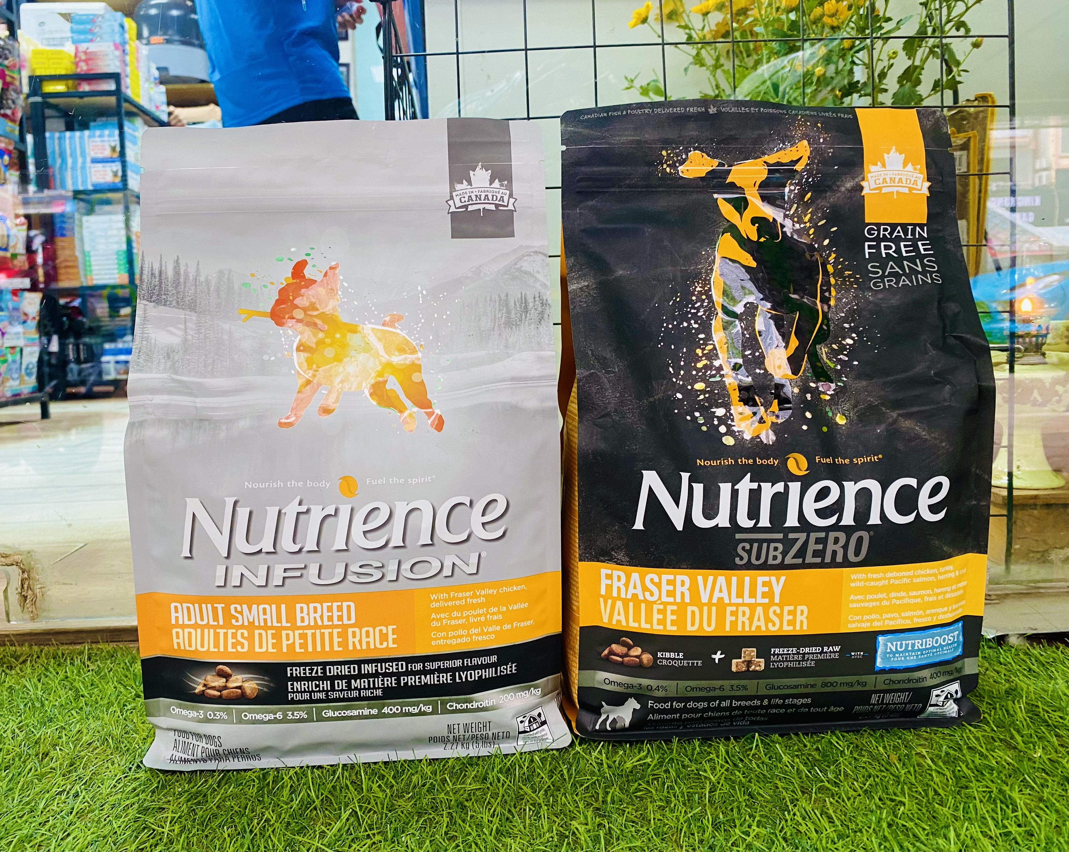 Hạt Fraser Valley Subzero cho cún mọi giống mọi lứa tuổi và Hạt Infusion Small Dog cho chó