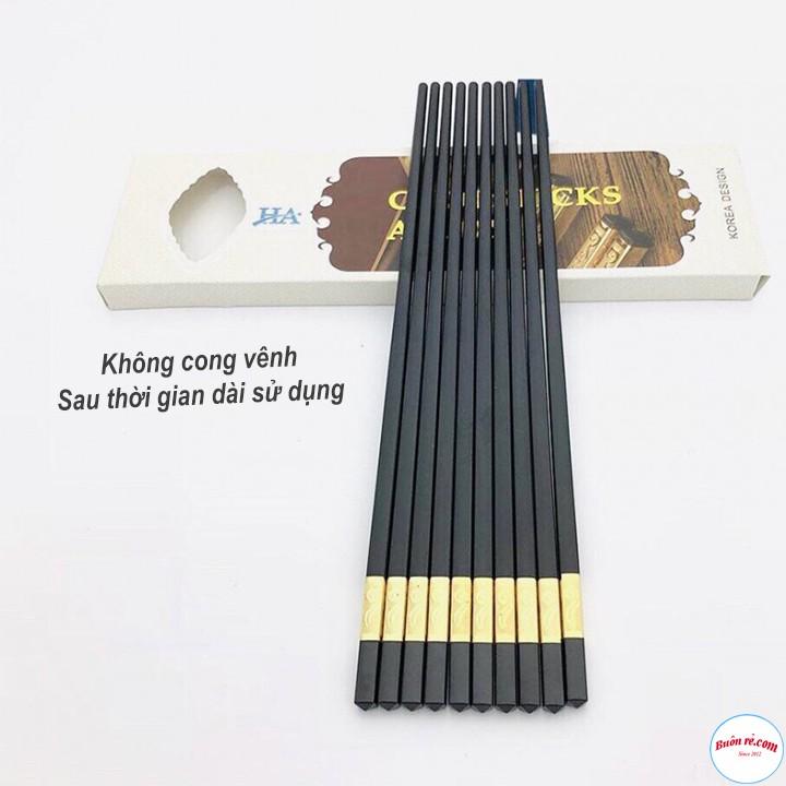 Combo 2 bộ đũa chống trơn trượt bọc hợp kim - br00333