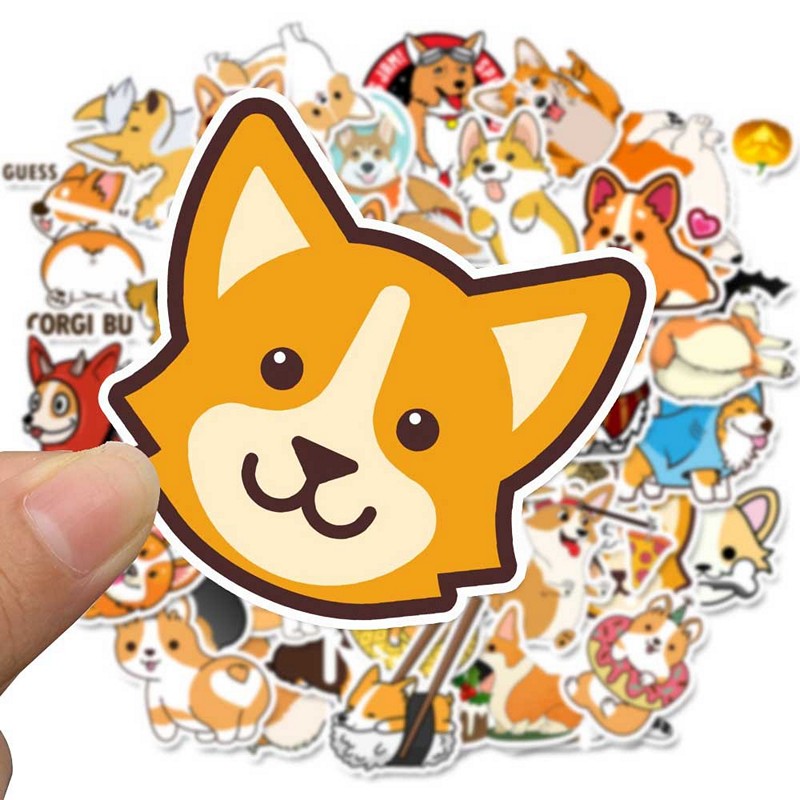 Bộ 50 miếng Sticker hình dán Yoshiba