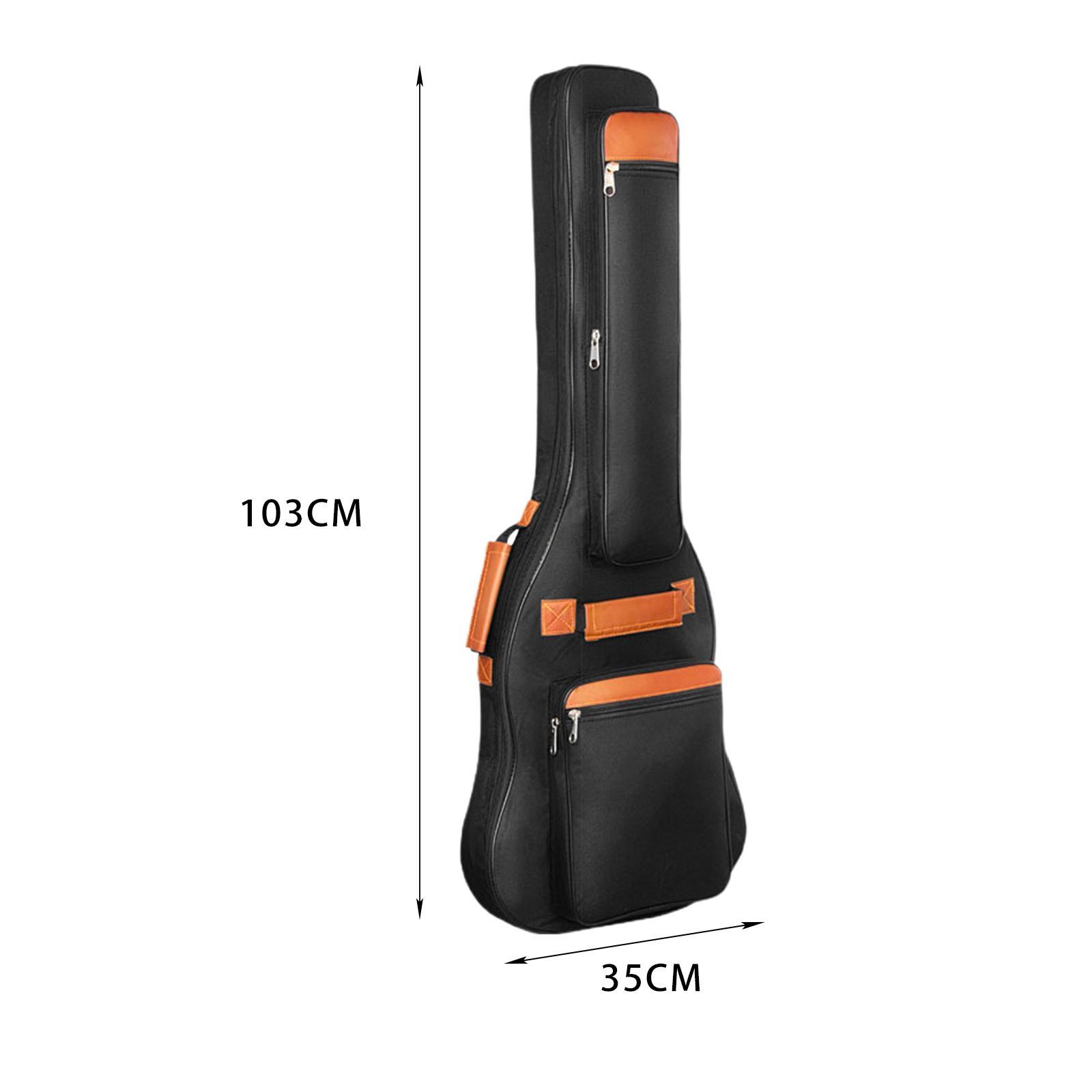 Electric Guitar Bag Backpack Acoustic Guitar Case Oxford Cloth Waterproof