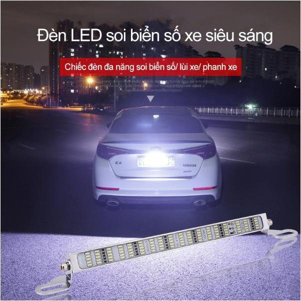 Đèn LED hỗ trợ lùi xe siêu sáng 90LED Lùi xe màu trắng, phanh xe màu đỏ
