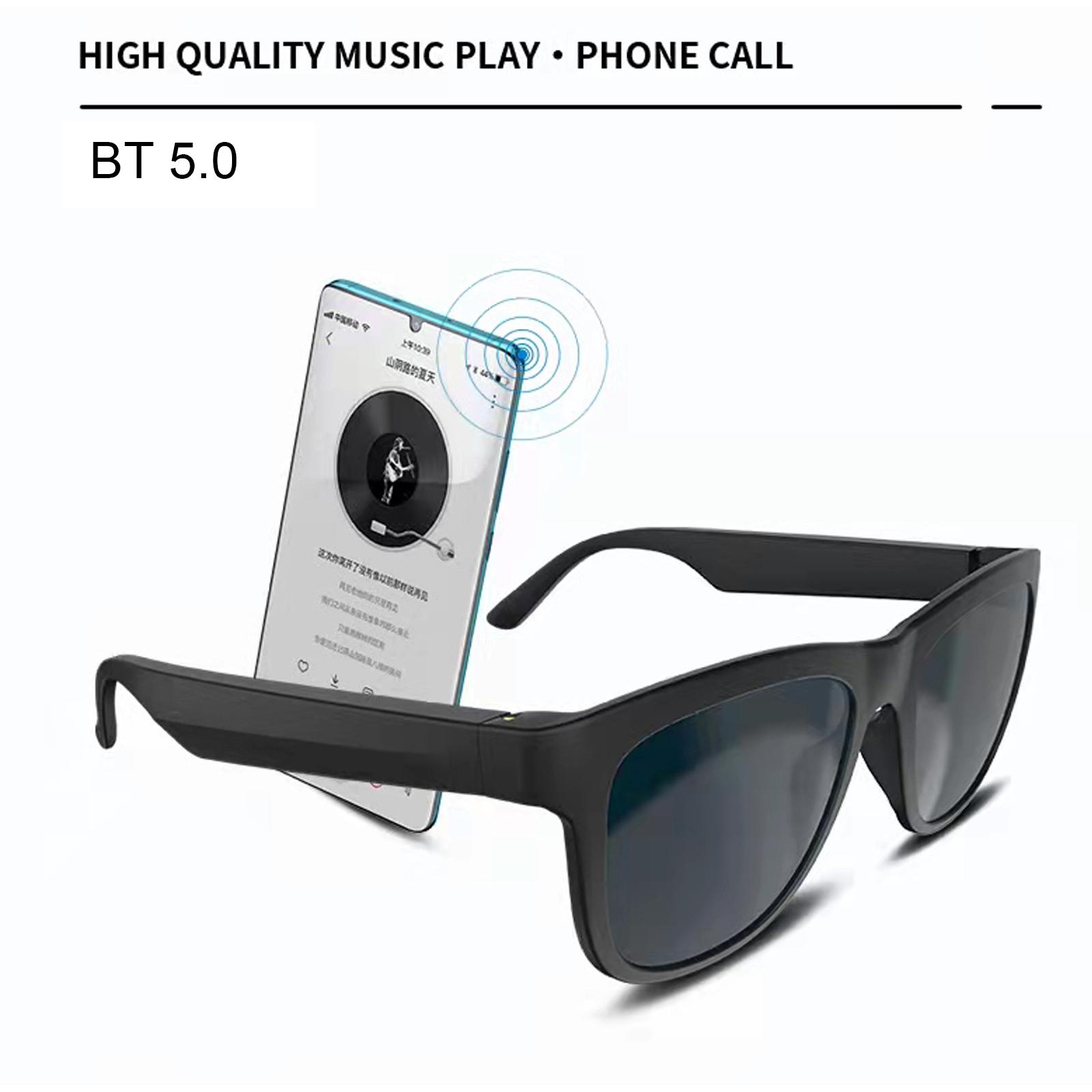 GS01 Smart Sunglasses Wireless BT5.0 Stereo Headset Music Audio Outdoor Cycling Sunglasses Headphones With Mic