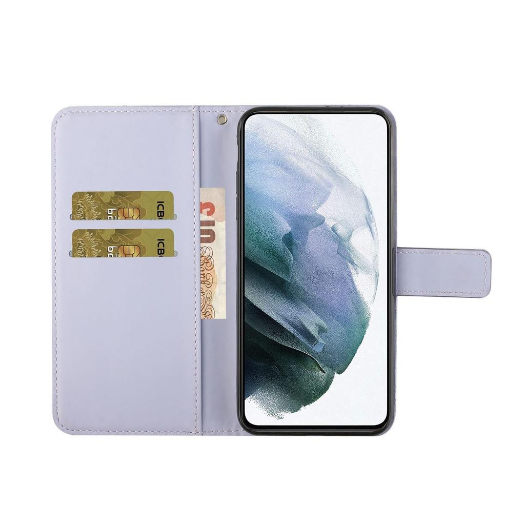 Ốp điện thoại nắp lật có ngăn đựng thẻ phong cách dân tộc cho Vivo Y20 Y50/Y30 Y17/Y12/Y15 Y91/Y95 V21 V21E 4G 5G