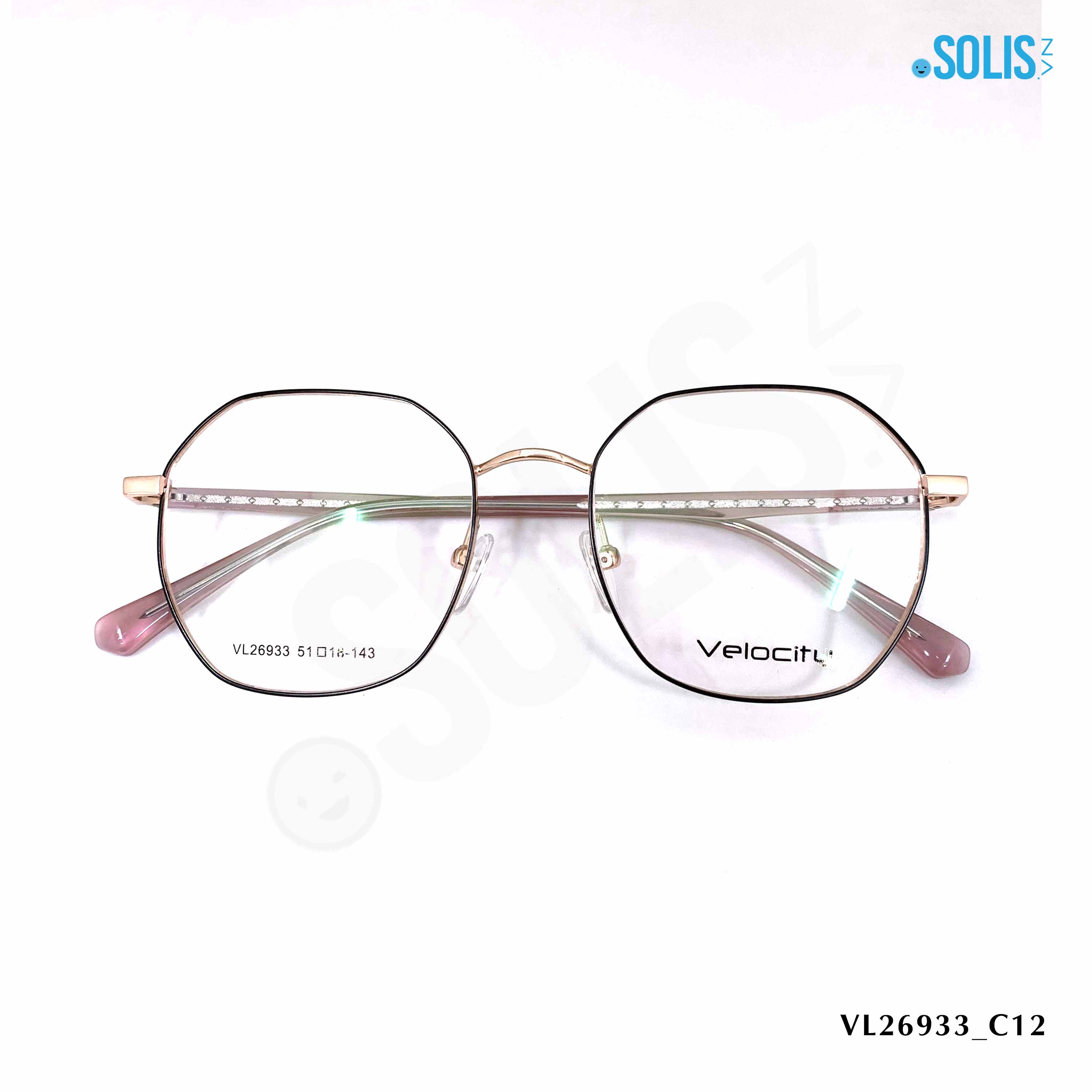 Gọng kính KL Velocity VL26933 - KÍNH KIM LOẠI HIỆU VELOCITY VL26933 KÍCH THƯỚC 51-18-143