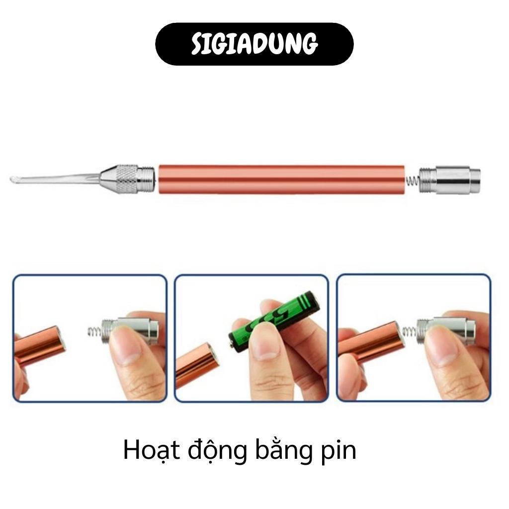 Bộ Lấy Ráy Tai - Bộ Dụng Cụ Vệ Sinh Tai Có Đèn Soi, Nhíp Gắp An Toàn 5077